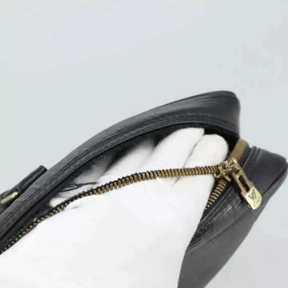 LOUIS VUITTON Epi Porte Documents Voyage Business Bag Black - Picture 13 of 16